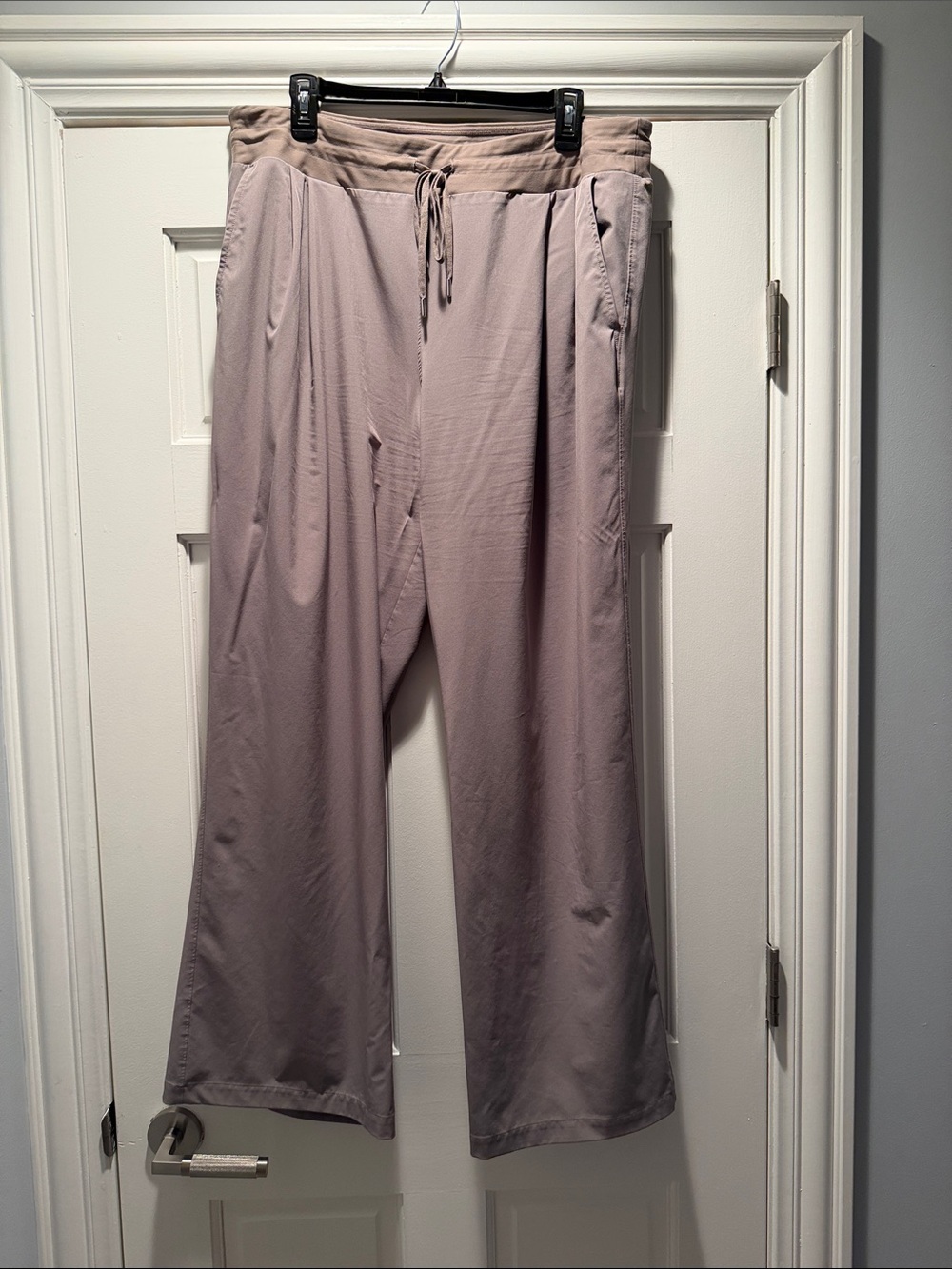 CALIA by Carrie Underwood Wide-Leg Drawstring Pants — khaki